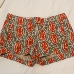 J Crew patterned shorts